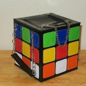 New Rubick Cube Multicolor hand bag.
